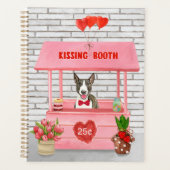 Bull Terrier Chien Valentine's Day Kissing Booth (Devant)
