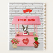 Bull Terrier Chien Valentine's Day Kissing Booth (Dos)