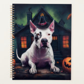 Bull Terrier Citrouille Halloween effroi (Devant)