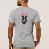 BULL TERRIER Cyberpunk Samurai Elite T-shirt (Achterkant)