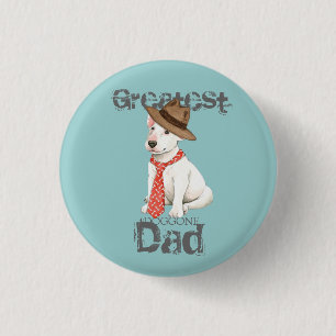 Bull Terrier Dad Ronde Button 3,2 Cm