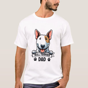 Bull Terrier Dad T-shirt