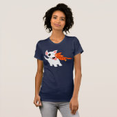Bull-terrier de bande dessinée et T-shirt mignons (Devant entier)