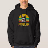 Bull terrier Dog Butter Box Is Here Father s Day Hoodie (Voorkant)