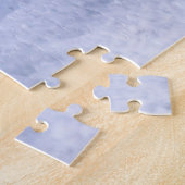 Bull Terrier Dog in Snow, met Kerstmis Legpuzzel (Zijkant)