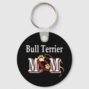 Bull Terrier Dog MOM Sleutelhanger