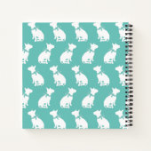 Bull Terrier Dog Puppy Notitieboek (Achterkant)