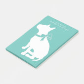 Bull Terrier Dog Puppy Post-it® Notes (Schuin)