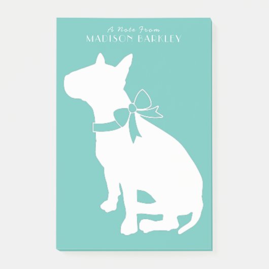 Bull Terrier Dog Puppy Post-it® Notes (Voorkant)
