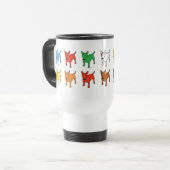 BULL TERRIER Dog Travel Mug Reisbeker (Voorkant links)