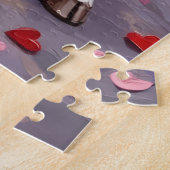 Bull Terrier Dog Valentine's Day Legpuzzel (Zijkant)