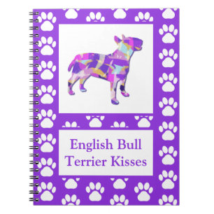 Bull Terrier Engels Kisses Hond Silhouet PPY&B Notitieboek