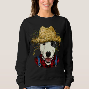Bull Terrier Farmer Farming Agriculture Pet Bully Trui
