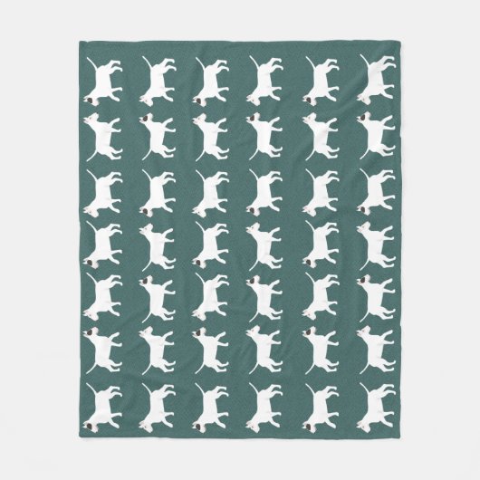 Bull Terrier Fleece Blanket (Voorkant)