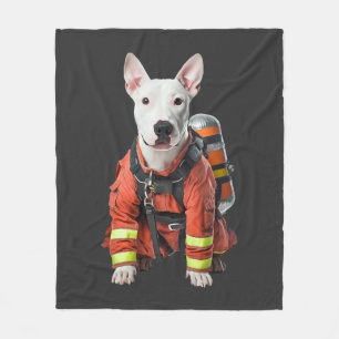 Bull Terrier Fleece Deken