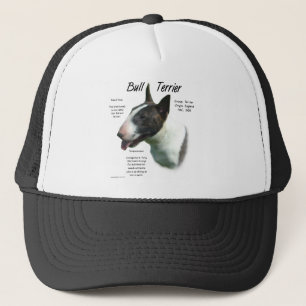 Bull Terrier (gekleurd) Geschiedenis Ontwerp Trucker Pet
