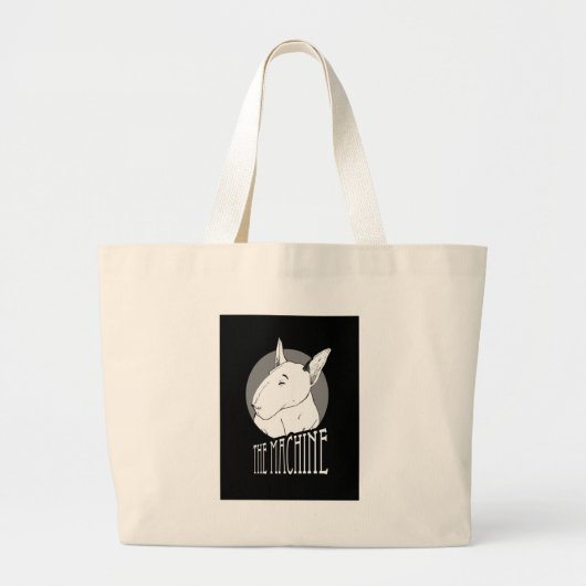 bull terrier grote tote bag (Voorkant)