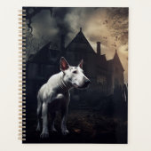 Bull Terrier Halloween effroi (Devant)