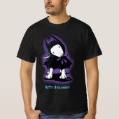 Bull Terrier Halloween KiniArt T-shirt (Devant)