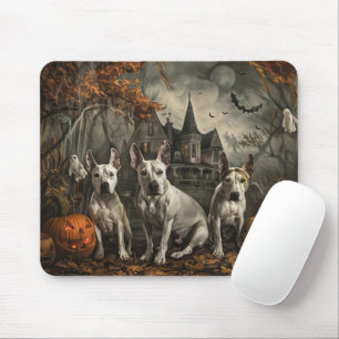 Bull Terrier Halloween Nacht Doggy Delight Muismat