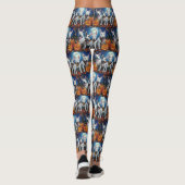 Bull Terrier Halloween Spooky Leggings (Achterkant)