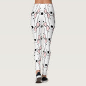 Bull Terrier hervat de Leggings van het Patroon (Achterkant)