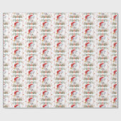 Bull Terrier Hond Kerstpatroon Cadeaupapier (Vlak)