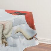 Bull Terrier hond Winter Wonderland Kerstvreugde Tafelkleed (Voorbeeld)