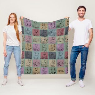 Bull Terrier honden deken cadeau retro hondenliefh