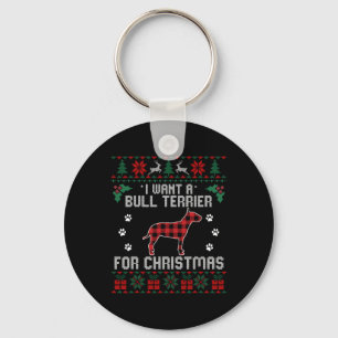 Bull Terrier Hondenliefhebber Xmas Gifts Dog Ugly Sleutelhanger