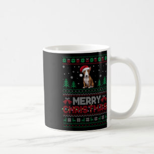 Bull Terrier Hondenliefhebbers Santa Hat Kerstboom Koffiemok