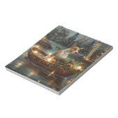 Bull Terrier Kerstvakantie Notitieblok (Gedraaid)