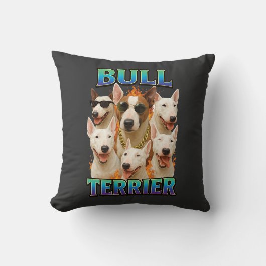 Bull Terrier Kussen (Voorkant)