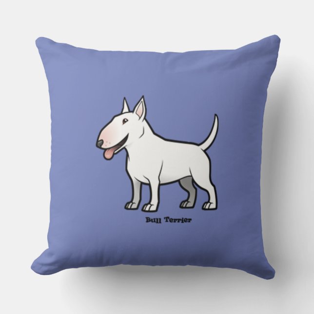 Bull Terrier Kussen (Voorkant)
