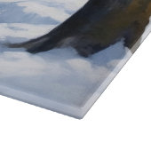 Bull Terrier Laat het sneeuwen Kerstmis Snijplank (Hoek)