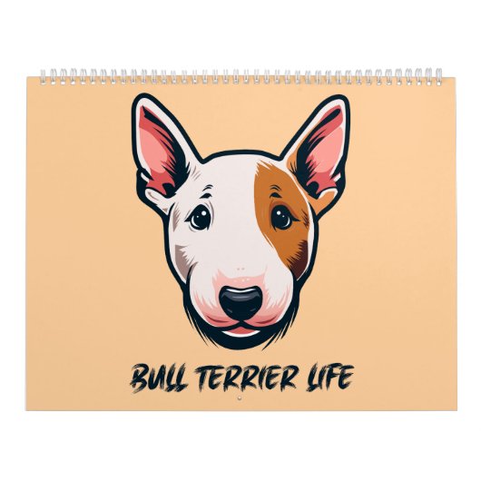 Bull Terrier-leven Kalender (Hoes)