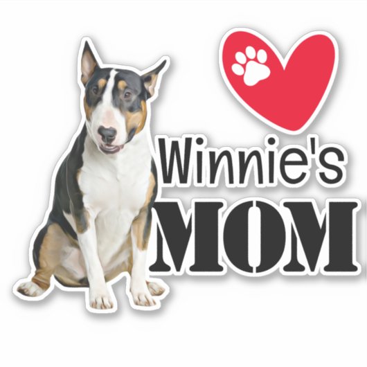 Bull Terrier Ma Specialized Sticker (Voorkant)