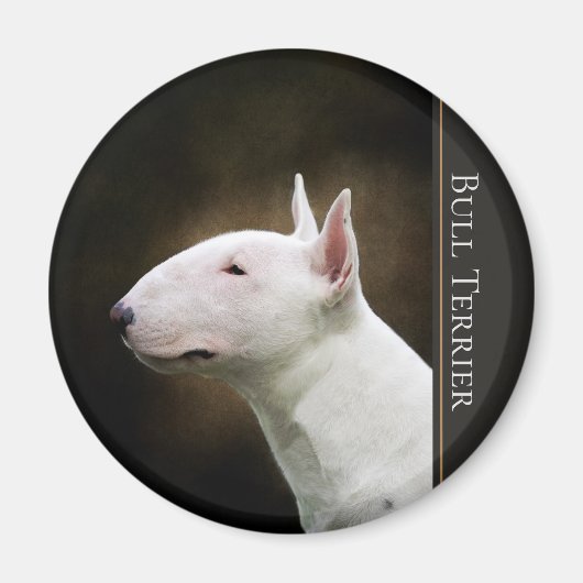 Bull Terrier Magnet Magneet (Voorkant)
