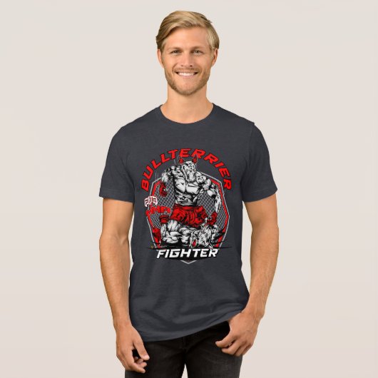 Bull Terrier Martial Arts ElitE Tri-Blend Shirt (Voorkant volledig)