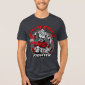 Bull Terrier Martial Arts ElitE Tri-Blend Shirt (Voorkant)