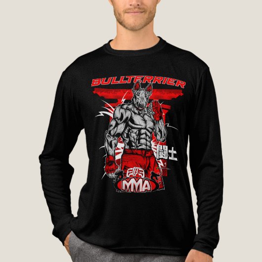 Bull Terrier Martial Arts ElitE Tri-Blend Shirt (Voorkant volledig)