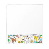 Bull Terrier Memo Pad Notitieblok (Voorkant)
