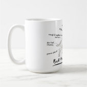 Bull Terrier Mug (Gauche)