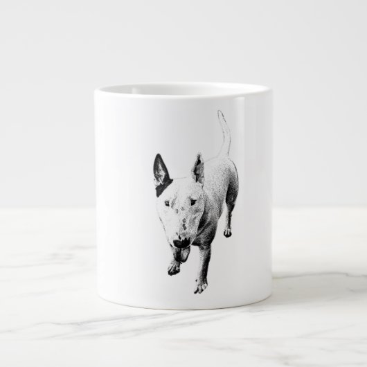Bull Terrier Mug – Soulful Grit, Front and Center (Devant)
