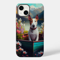 Bull Terrier op een peddel: Een Schilderachtig avo