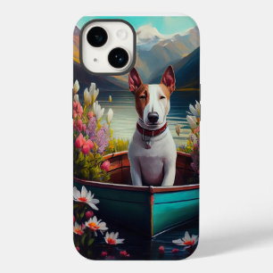 Bull Terrier op een peddel: Een Schilderachtig avo Case-Mate iPhone 14 Hoesje
