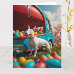 Bull Terrier paaseieren Kaart