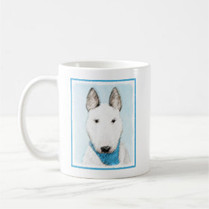 Bull Terrier Painting - Cute Original Dog Art Koffiemok