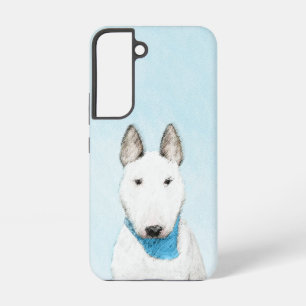 Bull Terrier Painting - Cute Original Dog Art Samsung Galaxy Hoesje