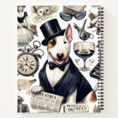 Bull Terrier Pattern Notitieboek (Achterkant)